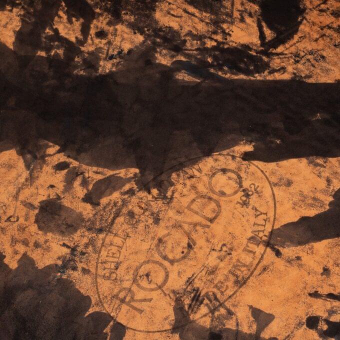 ROCADO MARBLED SHELL CORDOVAN - BLACK WITH TWO STAMP