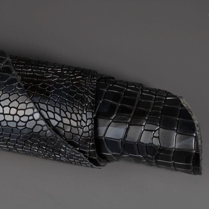 EL VAQUERO CROCCO EMBOSSED - BLACK
