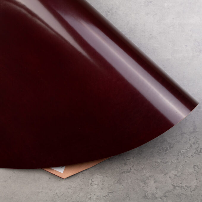 ROCADO SHELL CORDOVAN - BURGUNDY - WITH TWO STAMP