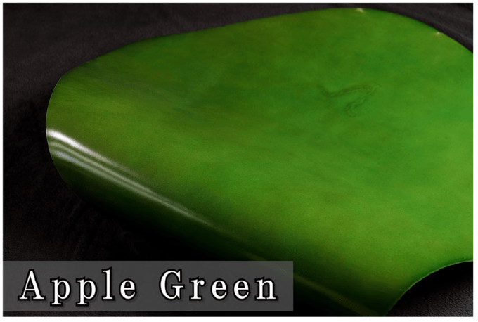 LEDER OGAWA SHELL CORDOVAN - APPLE GREEN