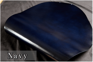 LEDER OGAWA SHELL CORDOVAN - NAVY