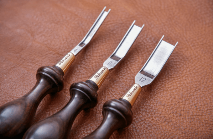 PALOSANTO FRENCH EDGER - AFRICAN BLACK WOOD HANDLE