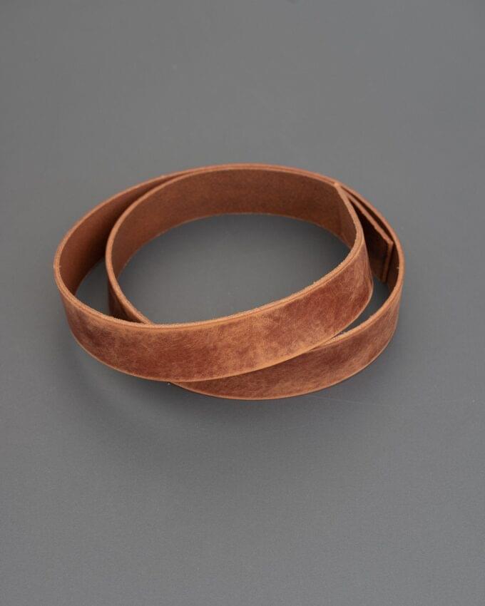 AZTECA BELT STRAP CORTECCIA BROWN