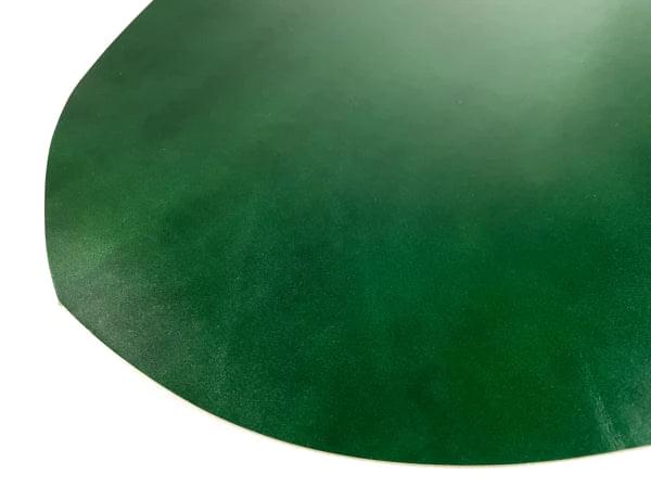 SHINKI HIKAKU OIL CORDOVAN - EMERALD GREEN WITH STAMP