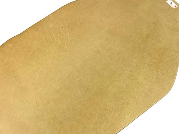 SHINKI HIKAKU OIL CORDOVAN - OLIVE WITH STAMP