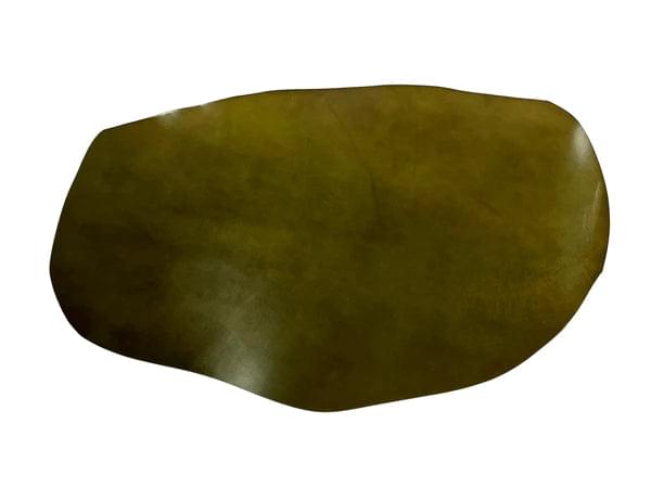 SHINKI HIKAKU OIL CORDOVAN - OLIVE WITH STAMP