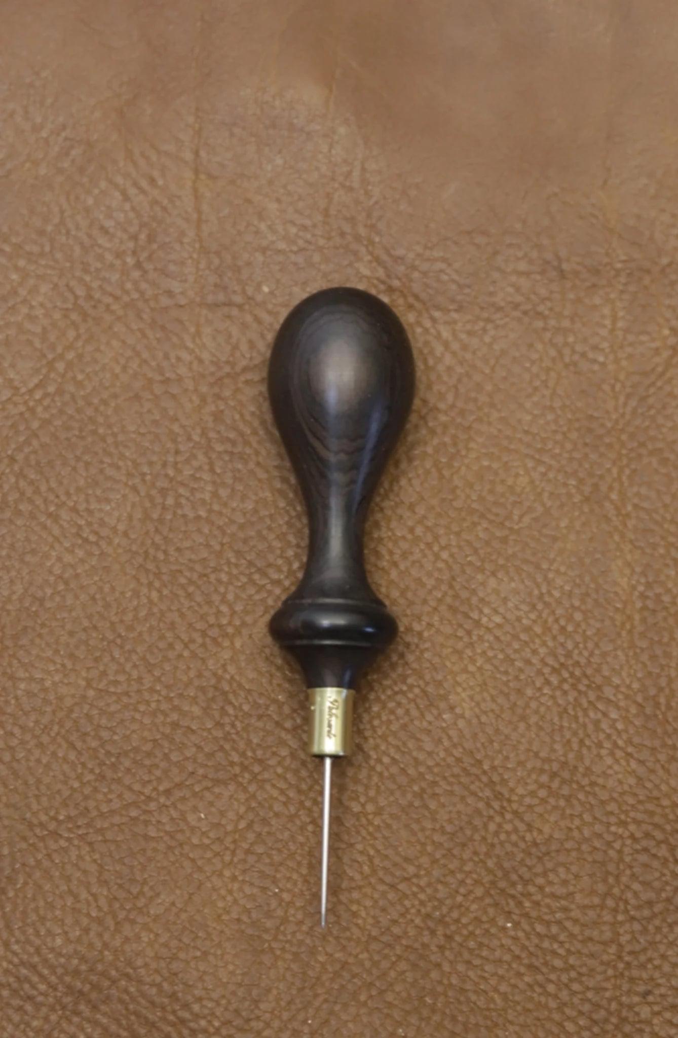 PALOSANTO SCRATCH AWL - AFRICAN BLACK WOOD HANDLE