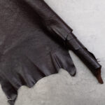 ALRAN GLAZED TUMBLED GOAT - Dark brown