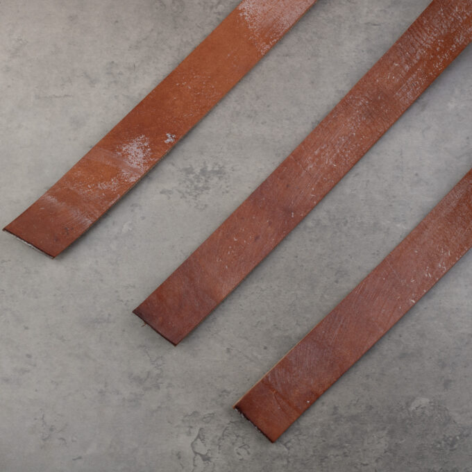 BELT STRAP J&FJ BAKER OAK BARK BRIDLE BUTT - DARK STEIN