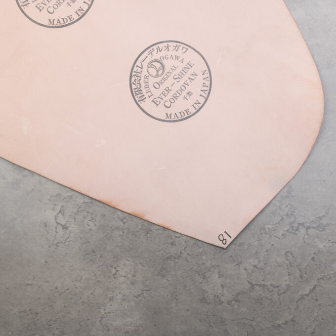 LEDER OGAWA SHELL CORDOVAN - OASIS BLUE