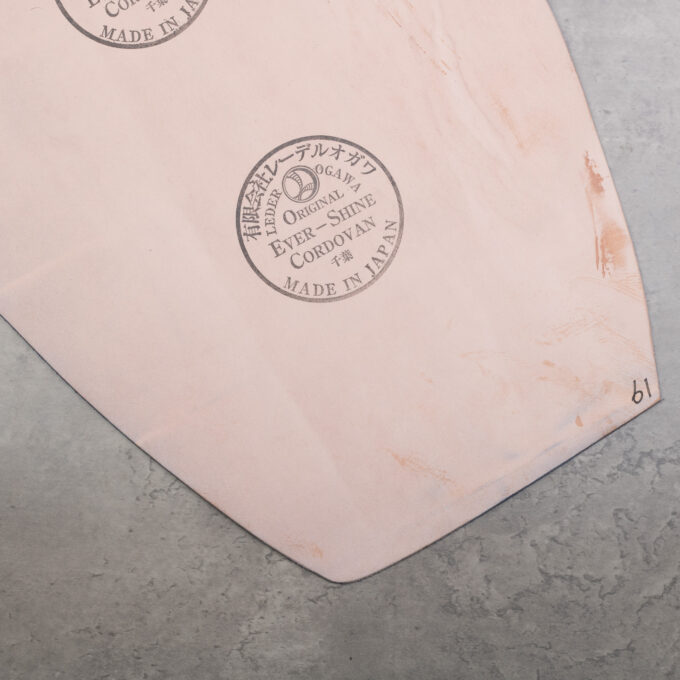 LEDER OGAWA SHELL CORDOVAN - BLUE