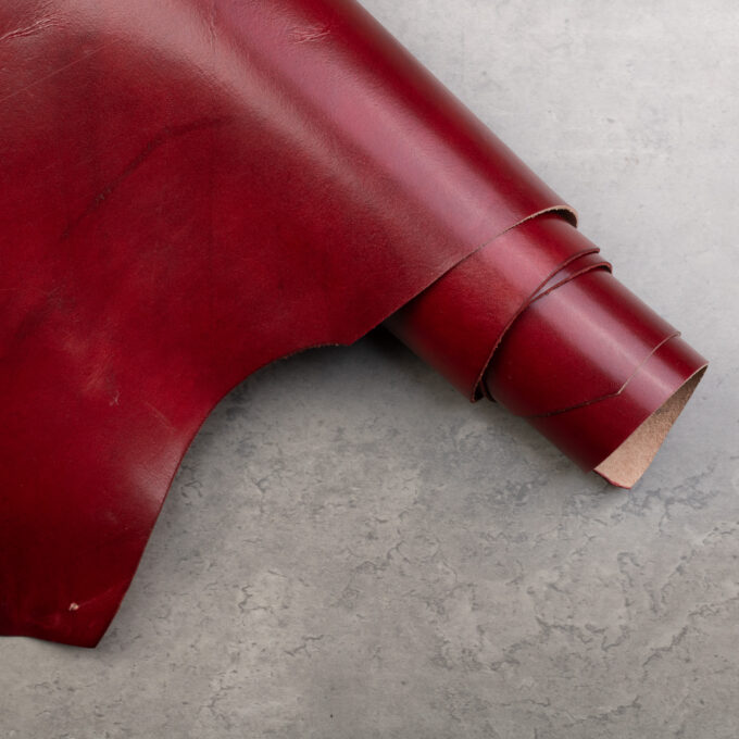 CONCERIA WALPIER TUSCANY BELLY - BURGUNDY B/C GRADE