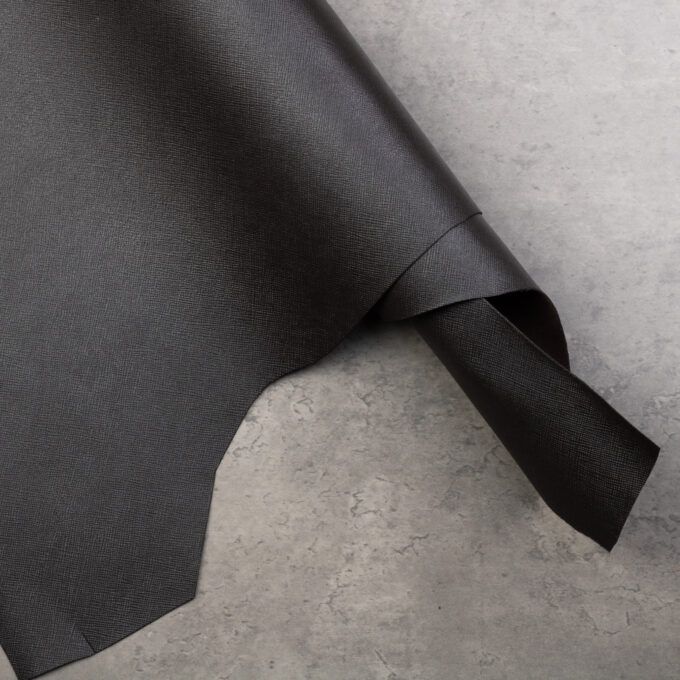 ALRAN GOAT SAFFIANO - DARK BROWN