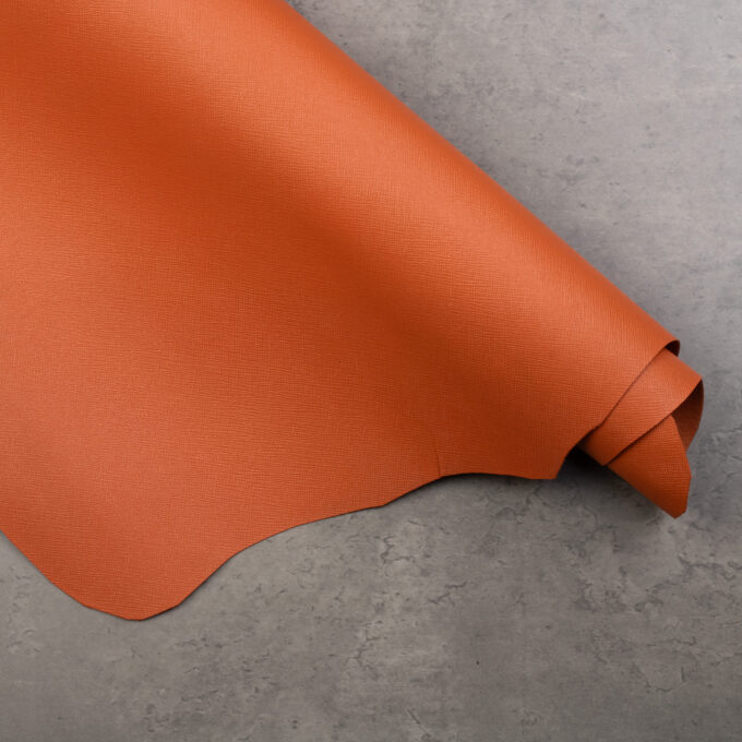 ALRAN GOAT SAFFIANO - ORANGE