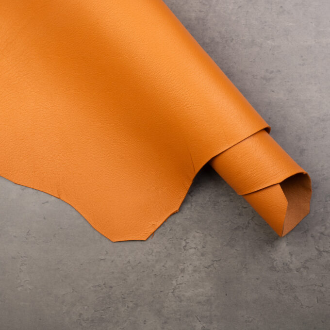 ALRAN GOAT SAFFIANO - TANGERINE