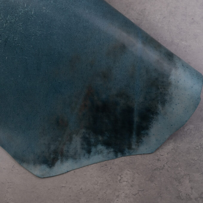 CORIUM SHELL CORDOVAN MARBLED DYED THRU