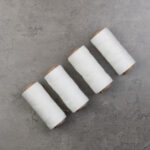 BELTS PRODUCTION BRAIDED WAX THREADS - White