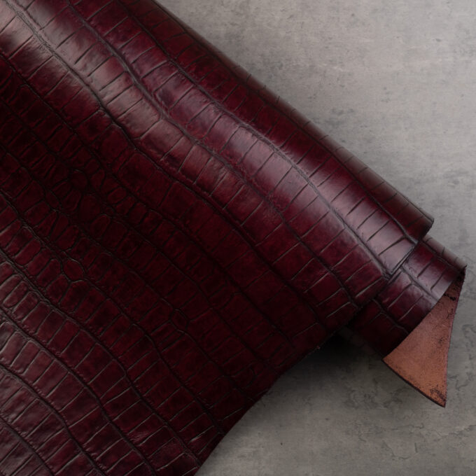 CONCERIA WALPIER CROCO TAIL EMBOSSED