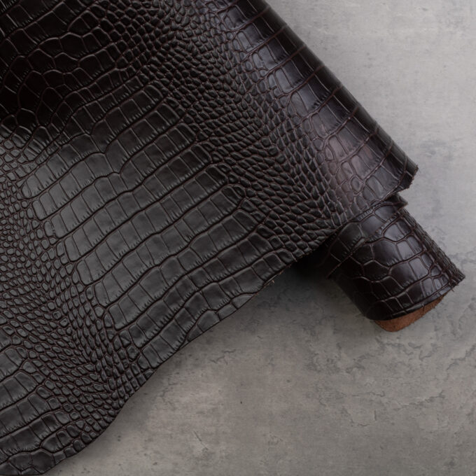 CONCERIA WALPIER CROCO EMBOSSED LUXURY MATT