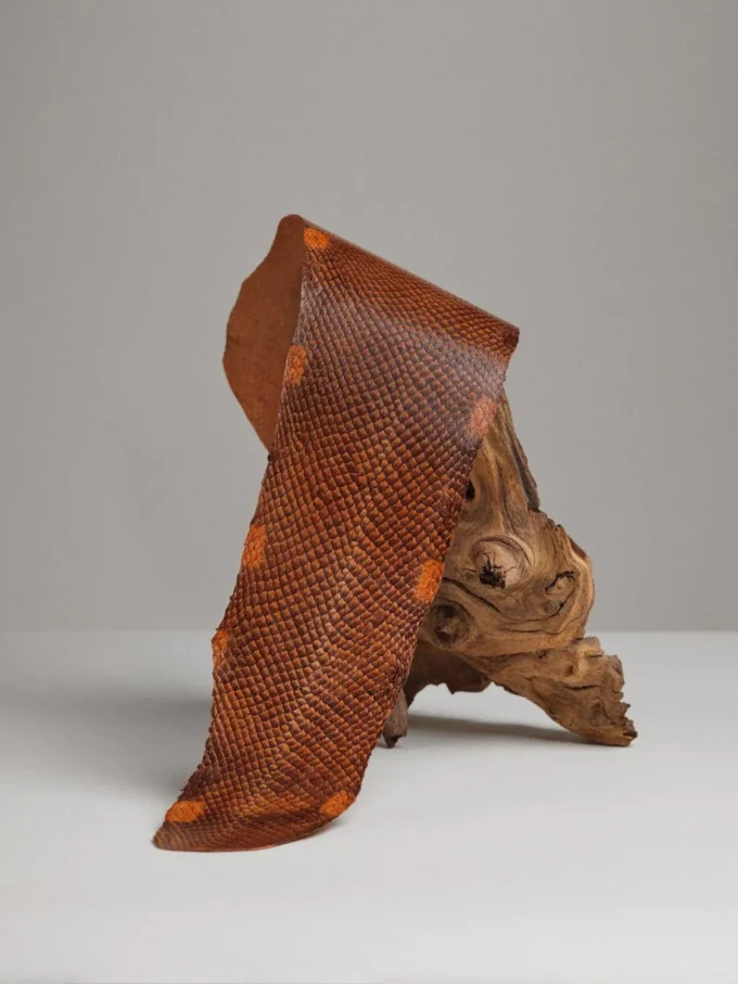 SALMON LEATHER - GRADIENT FINISH